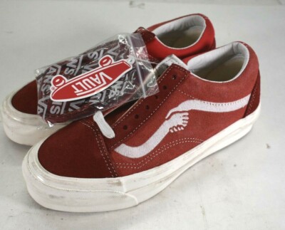 Vans Notre X Old Skool OG Red Skateboard Sneakers Red Lace