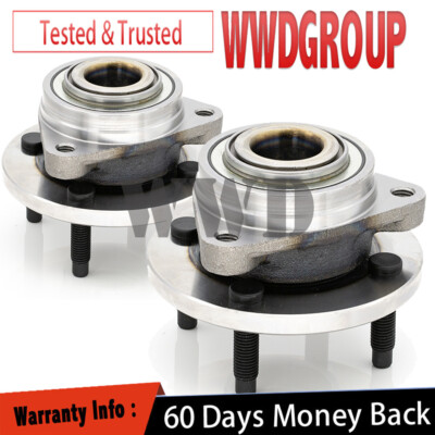 2x Front Wheel Hub Bearings For Chevy Cobalt Saturn Ion Pontiac G5 Pursuit 4-Lug