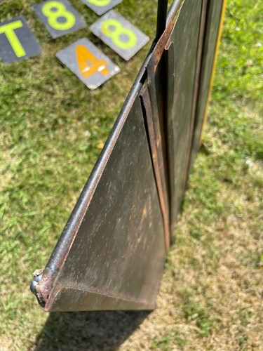 Les Leston 1960s Pit Signaling Lap Board Goodwood HSCC Historic Racing Man Cave - Picture 10 of 16