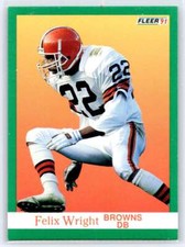 1991 Fleer #42 Felix Wright