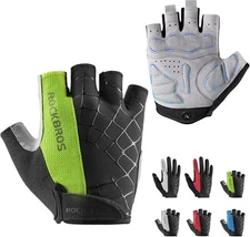 ROCKBROS Cycling Gloves Full/Half Finger Breathable Gel Pad Mountain Bike Gloves