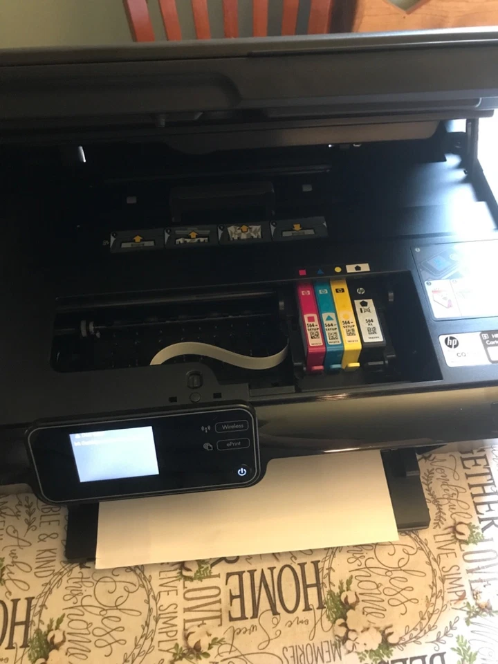 HP 5510 All-in-One Tintenstrahl WLAN Drucker getestet funktioniert. - Bild 2 von 4