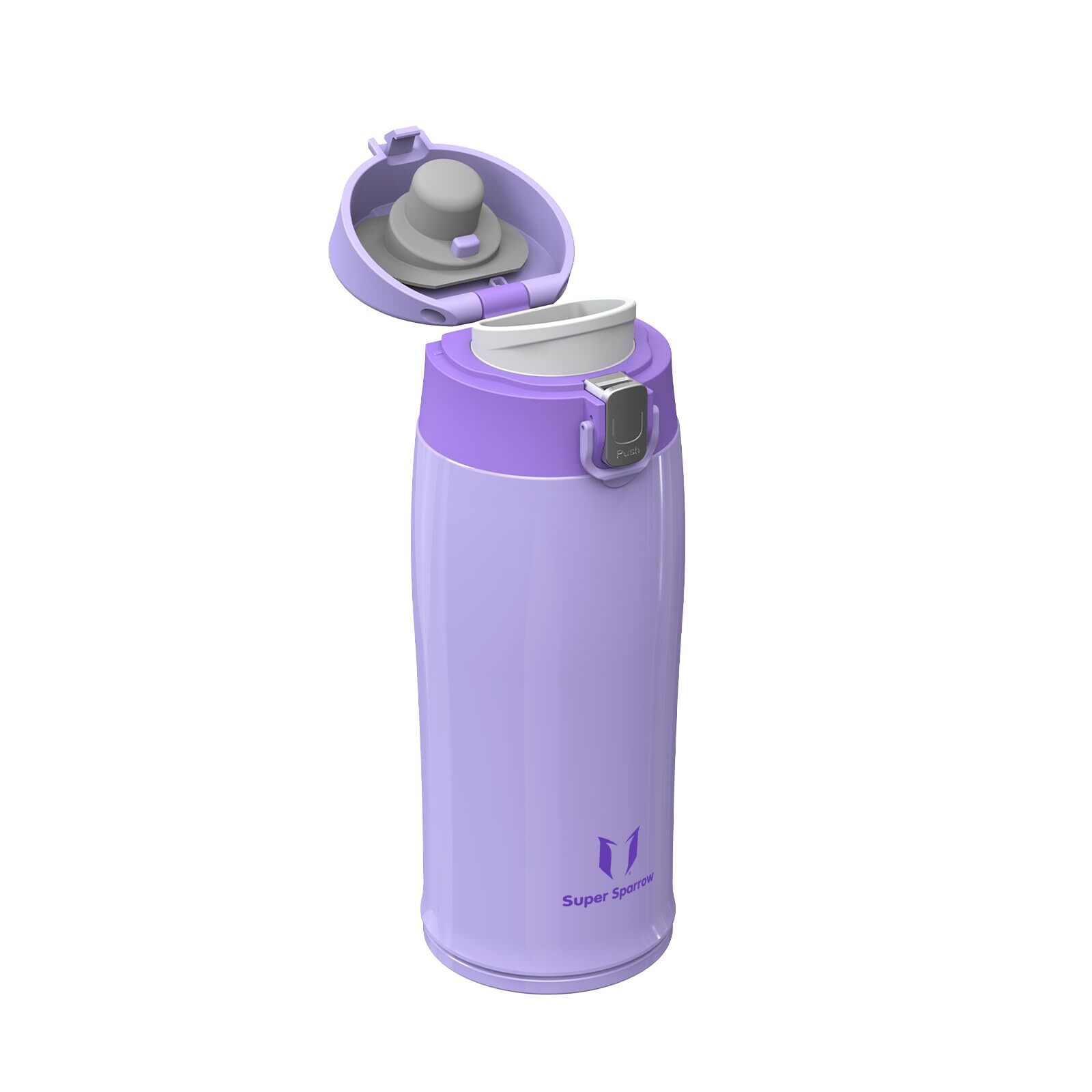 Super Sparrow Borraccia Termica Bambini Acciaio Inox Bottiglia Termica - 350m...