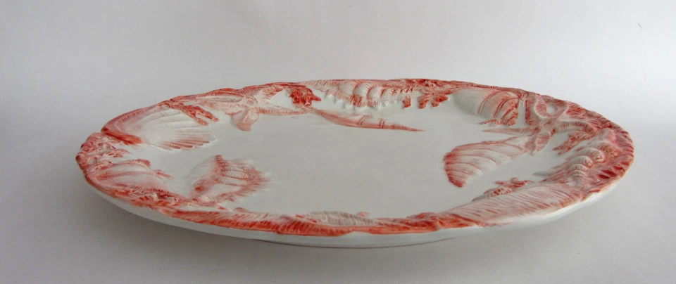 Bottega del Ceramista NOVE 13 en PLATO NUEVO Hecho a Mano en Italia Conchas Estrellas de Mar Foto 2 de 4