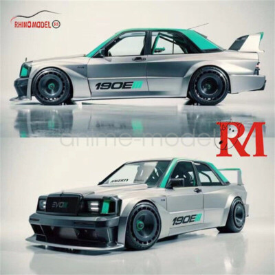 #ad Rhino Model RM 1:64 Scale MB 190 EVO II silver Diecast Model Car Collection $25.14