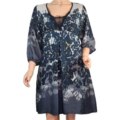 chinese dress ladies One Heart Lace Insert Maxi Dress Mango Selfie Leslie