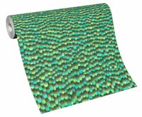 Erismann Tapete Vlies Paradisio 10129-18 GrüN Blau Struktur Stylisch Federn 3D
