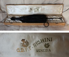 Ombrello parasole antico con scatola Righini Venezia antique parasol with box