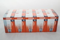 10X Osram E27 15W Klar Classic A GlüHlampe GlüHbirne (10182) Kein Led! 110Lm
