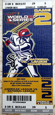 Excellent Chicago White Sox  / Astros 2005 World Series Gm 2 Ticket + Lanyard