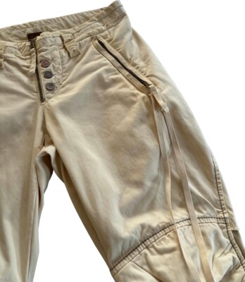 Pantalon Cargo Ivoire Marithé Et François Girbaud Taille 36 - Occasion En Très Bon état