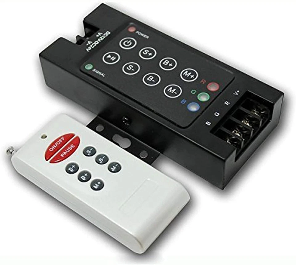 8Keys LED RF RGB Remote Controler for RGB SMD 3528 5050 LED Strip LED Lights 30A - Image 2 of 4