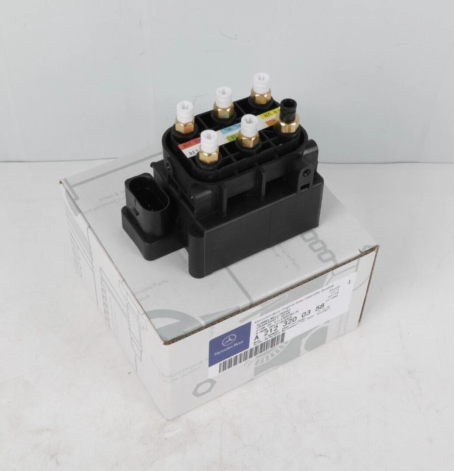 Air Suspension Valve Block For Mercedes Benz GL350 450 550 ML250 S400 2123200358 Foto 2 de 4