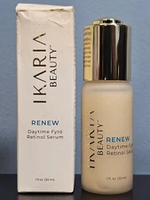 Ikaria Beauty Renew Daytime Fyto Retinol Serum 1 oz / 30 mL - New in Box READ AD