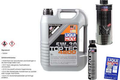 5L LIQUI MOLY Top Tec 4200 5W-30 Motoröl MotorClean Reiniger Cera
