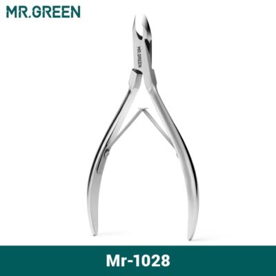 MR GREEN Cuticle Nipper Scissor Pusher Nail Pedicure Manicure German Stainless