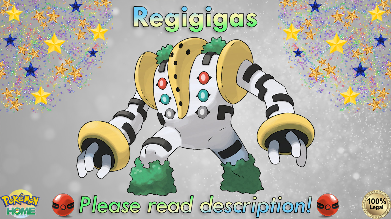 ✨Ten'i Village Regigigas EVENTO 6IV✨Pokémon BD SP HOME + otros (Legal)