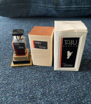 Wunderschöner alter Tabu de Dana Parfum Flakon in Originalverpackung