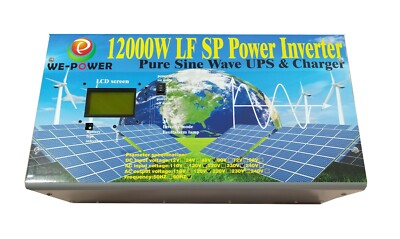 12000W LF SP Pure Sine Wave SolarPower Inverter 24VDC/110V,220VAC BatteryCharger