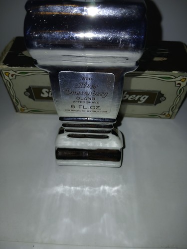 Avon Silver Duesenberg Wild Country After Shave Car Bottle Full w/ box Avon New - Picture 15 of 21