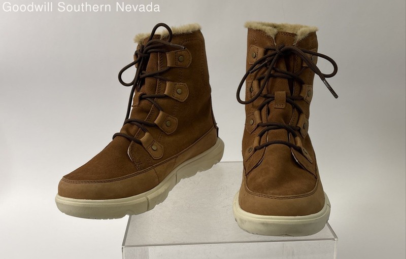 Sorel Explorer II Joan Waterproof Women's Tan Brown Boots - Size 10