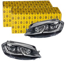 2x HELLA LED SCHEINWERFER passend für VW GOLF LINKS+RECHTS
