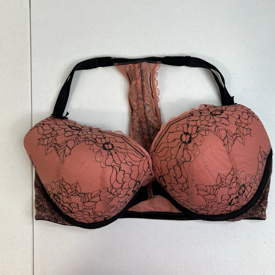 Sujetador Cacique 40DD Boost Plunge espalda deportiva ligeramente forrado acolchado con aros para mujer’s Foto 2 de 4