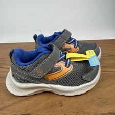 New Little Kids Munchkin By Stride Rite Lake Gray Casual Sneakers Size 5 C NIB