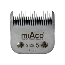 Miaco Size 5 Skip Tooth Detachable Animal Clipper Blade fits Andis AG, AGC and O