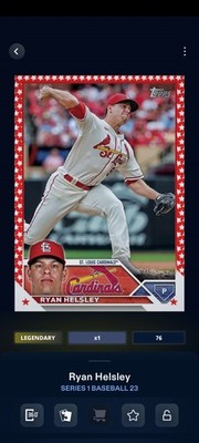 Topps Bunt 23 - Independence Day Ryan Helsley Legendary /76 DIGITAL