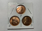 1954 P-D-S Lincoln Wheat Penny Cents Lots of Luster and Great Details