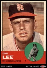 1963 Topps #372 Don Lee Inset photo may be chopped off in insert photo 6 - EX/MT