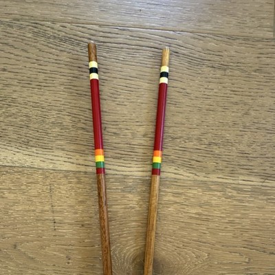 Chicago Blackhawk Themed Custom Alignment Sticks For Golf - Brand New