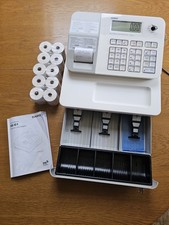 Casio Cash Register Till In Great Condition. All Keys, Manual & 10 Till Rolls