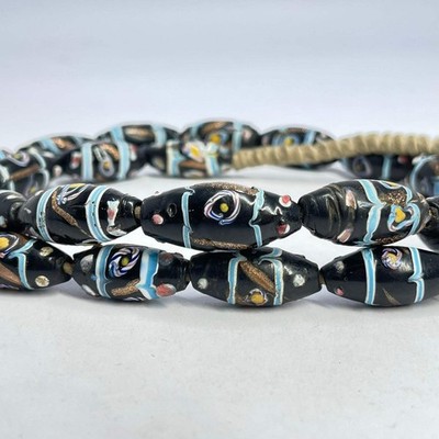 Rare Venetian Fancies Trade Beads 32 Inch