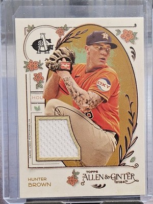 2024 Topps Allen & Ginter #AGR-HB Hunter Brown Full-Size Relics B