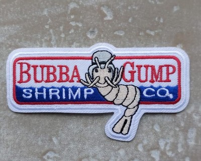 Lustiger Aufbügler '' Bubba Gump Shrimp'' Patch Forest Gump Film
