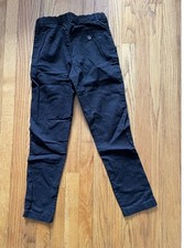 H M Boys' Black Casual Pants, Size 128 7-8Y New Arrivals Simple and versat