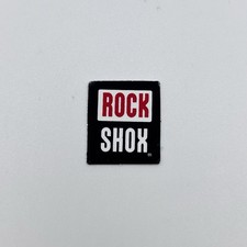 Rock Shox Bicycle Parts Cycling Decal Sticker 0.875” T x 0.75” W