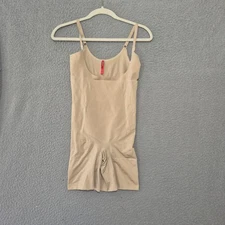 SPANXsculpt Women's Soft nude OnCore Open-Bust Mid-Thigh Bodysuit Large