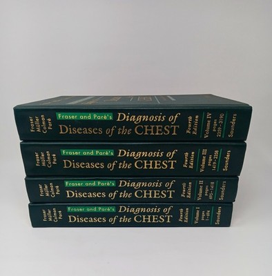 Fraser Pare Diagnosis Diseases of the Chest 4th Edition 4 Vol Set Saunders