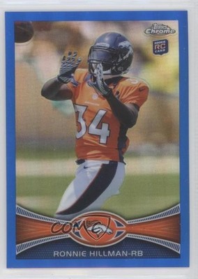 2012 Topps Chrome Blue Refractor 44/199 Ronnie Hillman #192 Rookie RC 12dm