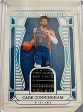 2024-2025 National Treasures Cade Cunningham Material Treasures Tag Platinum 1/1