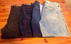 Old Navy Women’s Straight Denim Jeans Lot of 4 Size 12 Blue & Black 5-Pocket — photo 1