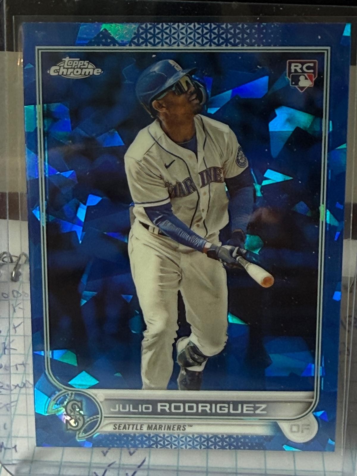 2022 Topps Chrome Update Sapphire Edition #US44 Julio Rodriguez