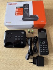 Gigaset AS690A Analog Telefon mit Anrufbeantworter - Schwarz