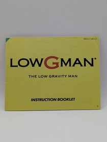 LOW G MAN NES VIDEO GAME - CARTRIDGE ONLY