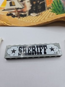 LEGO 1990s Wild Western SHERIFF Sign Light Gray 6755 Windows  Door Instructions 
