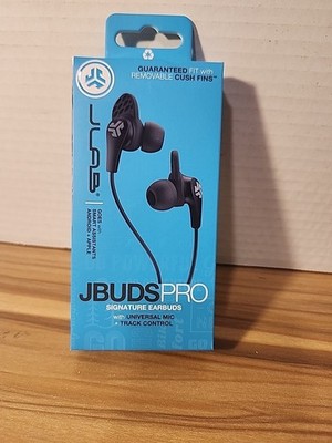 JLab JBuds Pro Signature Wired Earbud (In Ear) Headphones - Black