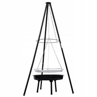 Feuerstelle Feuerschale Mit Grillrost Feuerkorb Holzkohlegrill Garten Ø55 Cm